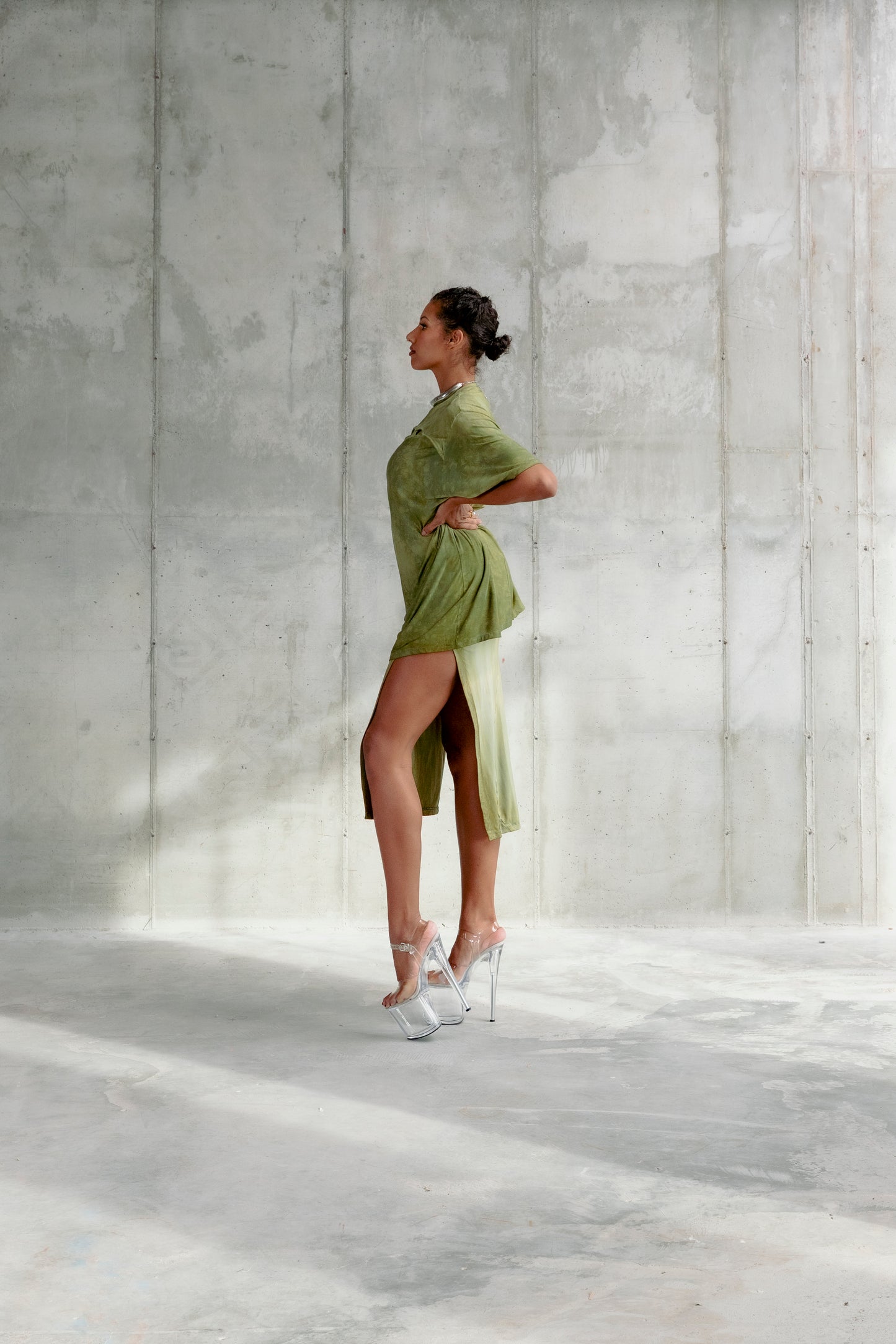 Moss Bamboo Dress