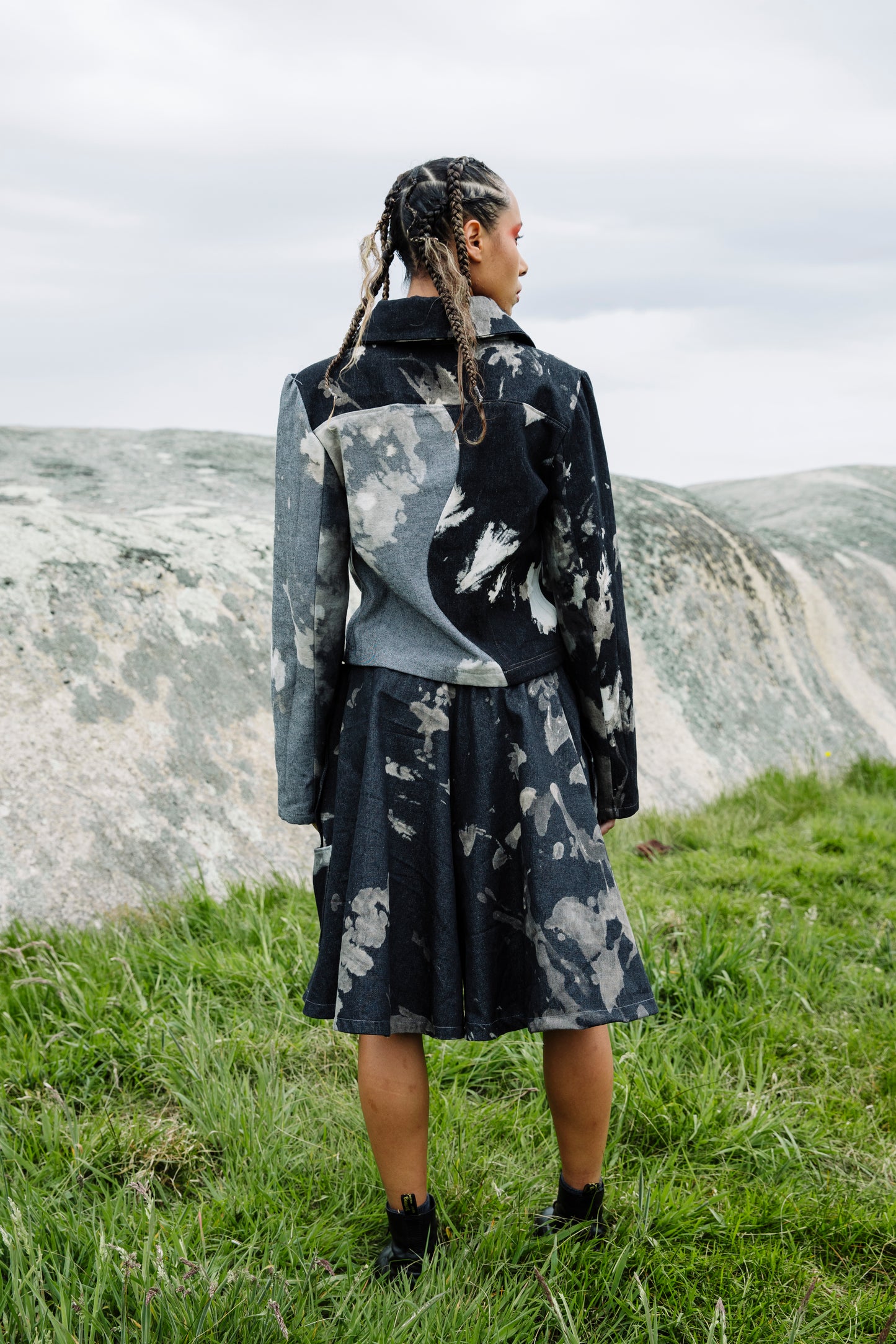 Graphite Cropped Jacket