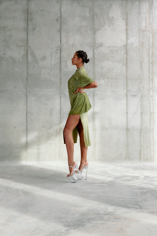 Moss Bamboo Dress