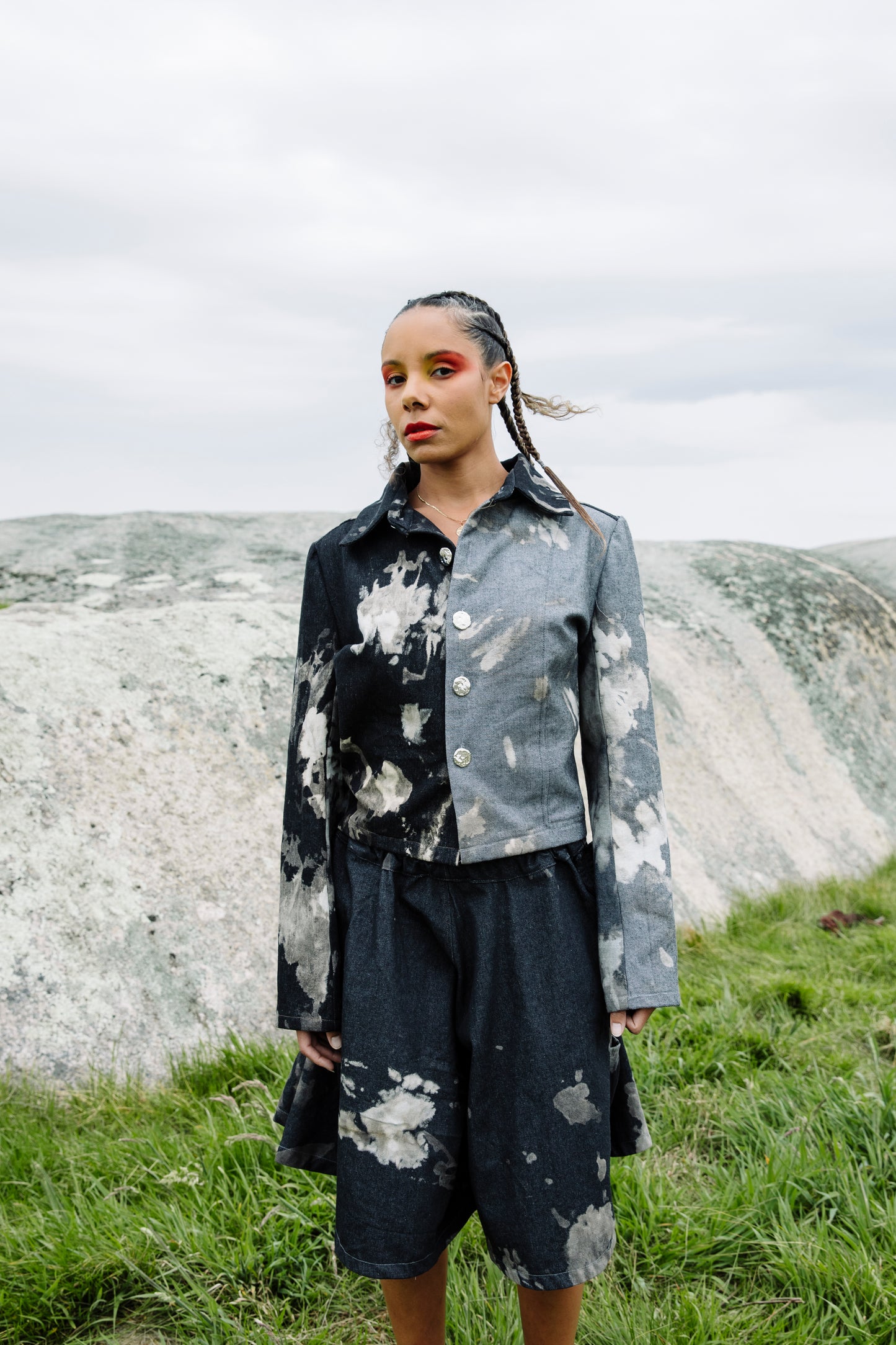 Graphite Cropped Jacket