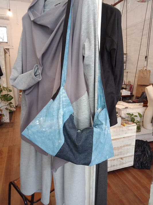 Sunra Satchel-Denim (Mini)